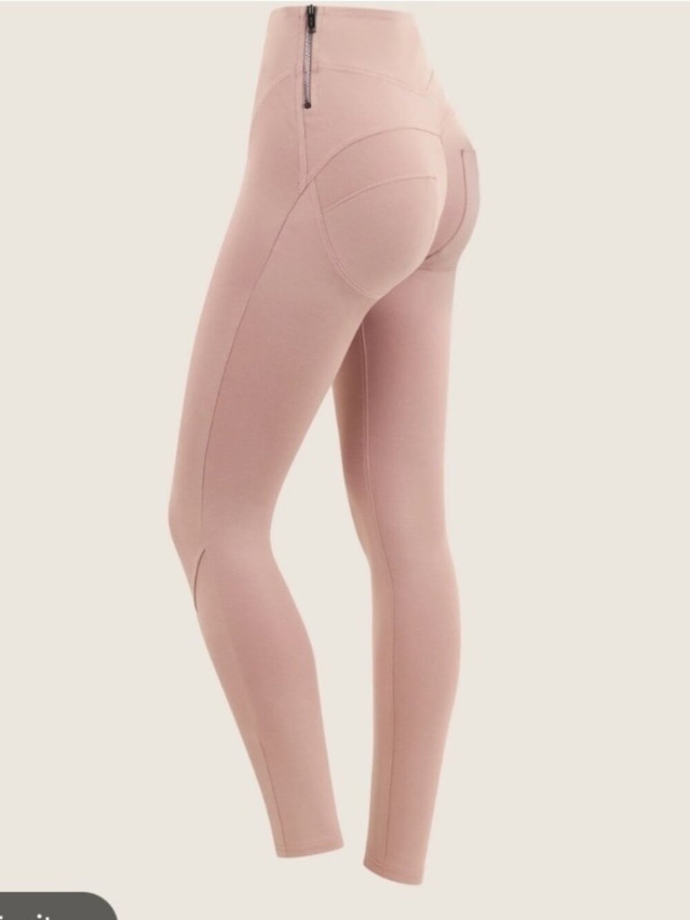Freddy Wr.Up Shaping Pants Medium Pink High Rise Slim Fit